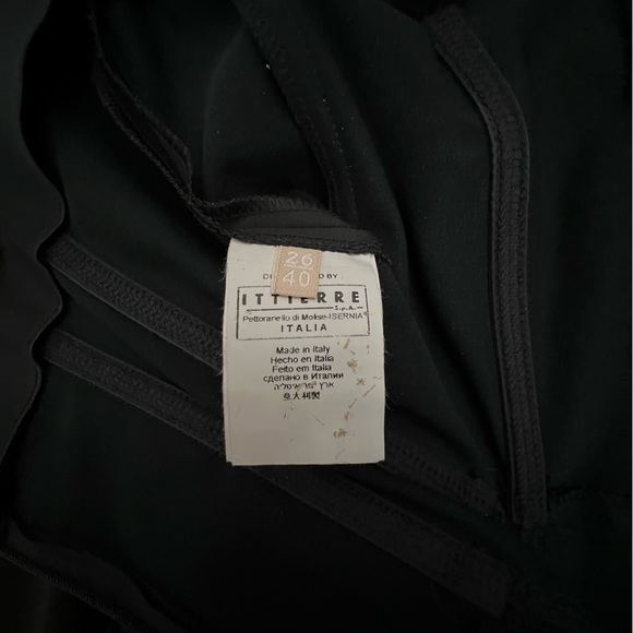 Galliano Vintage Y2K 2000’s Collection Black Spaghetti Strap Bustier Dress - Picture 7 of 9